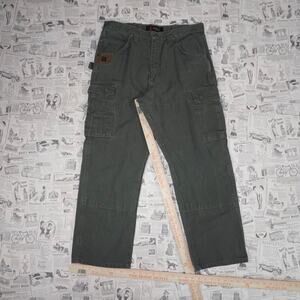 36-Vintage Y2K Wrangler Riggs workwear carpenter cargo pants